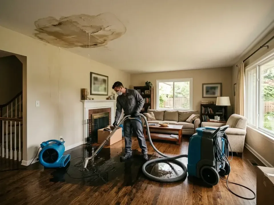 attic-pipe-burst-ceiling-drip-008 — frequently asked questions, Water Damage Restoration & Carpet Care in Cumberland Hill, RI